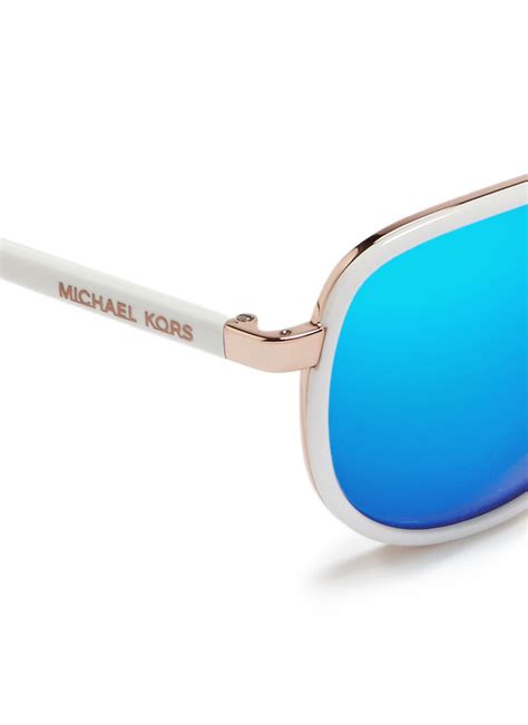 michael kors sunglasses blue mirror|michael kors sunglasses clearance.